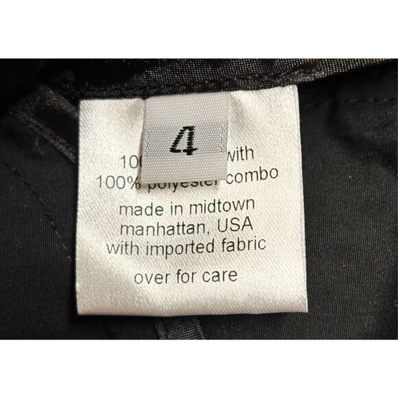 Rachel Comey Lace & Zip Front Mini Dress in Black NWT Size 4 - Picture 5 of 6